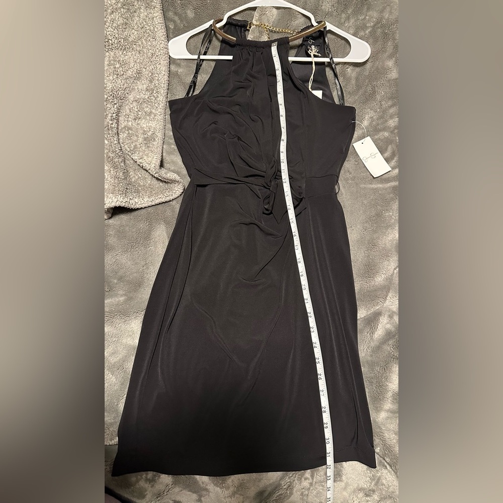 Jessica Simpson Strapless Black Dress